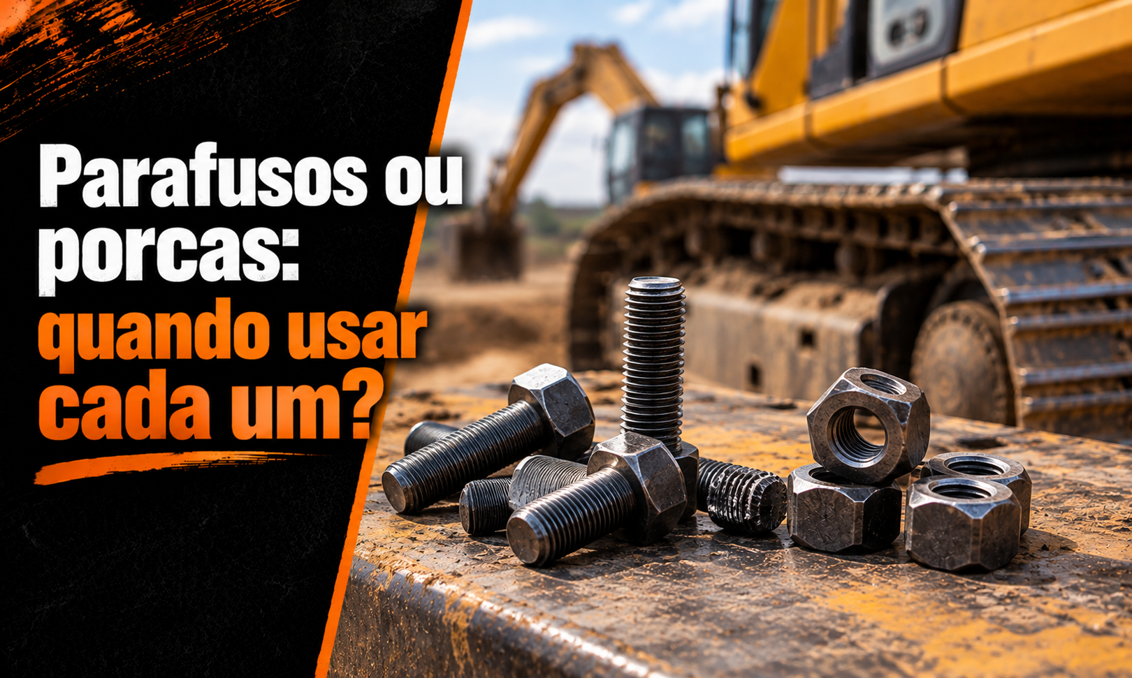 Parafusos e porcas: quando usar cada um?